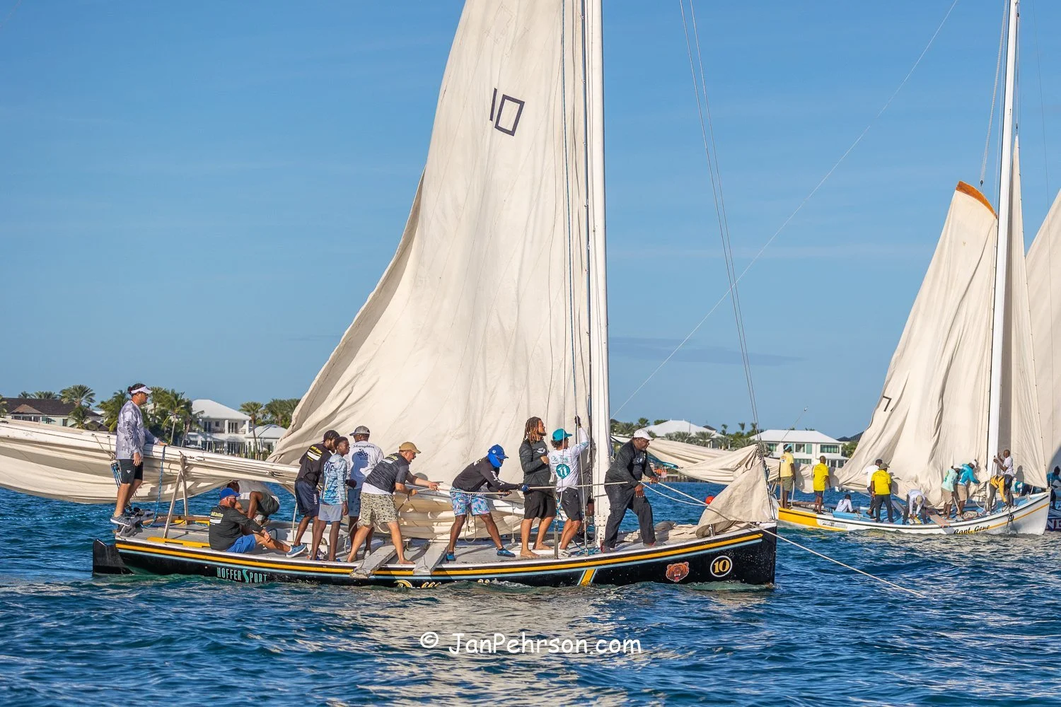 December 2025, Nassau, Bahamas, Best of the Best Regatta, A-Class, Ruff Justice, from Long Island