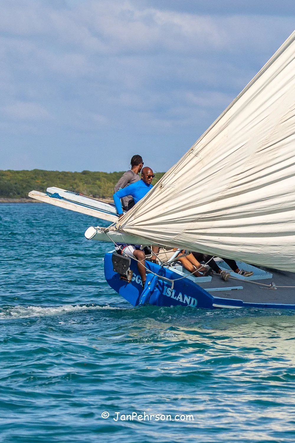 December 2025, Nassau, Bahamas, Best of the Best Regatta, A-Class, Good News, from Ragged Island