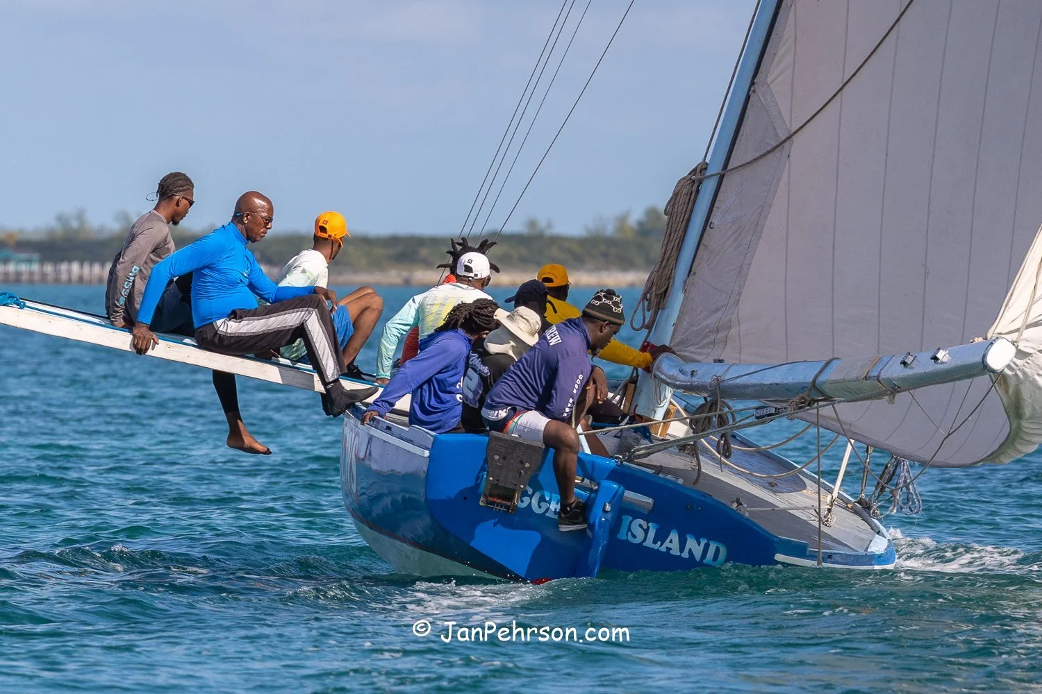 December 2025, Nassau, Bahamas, Best of the Best Regatta, A-Class, Good News, from Ragged Island