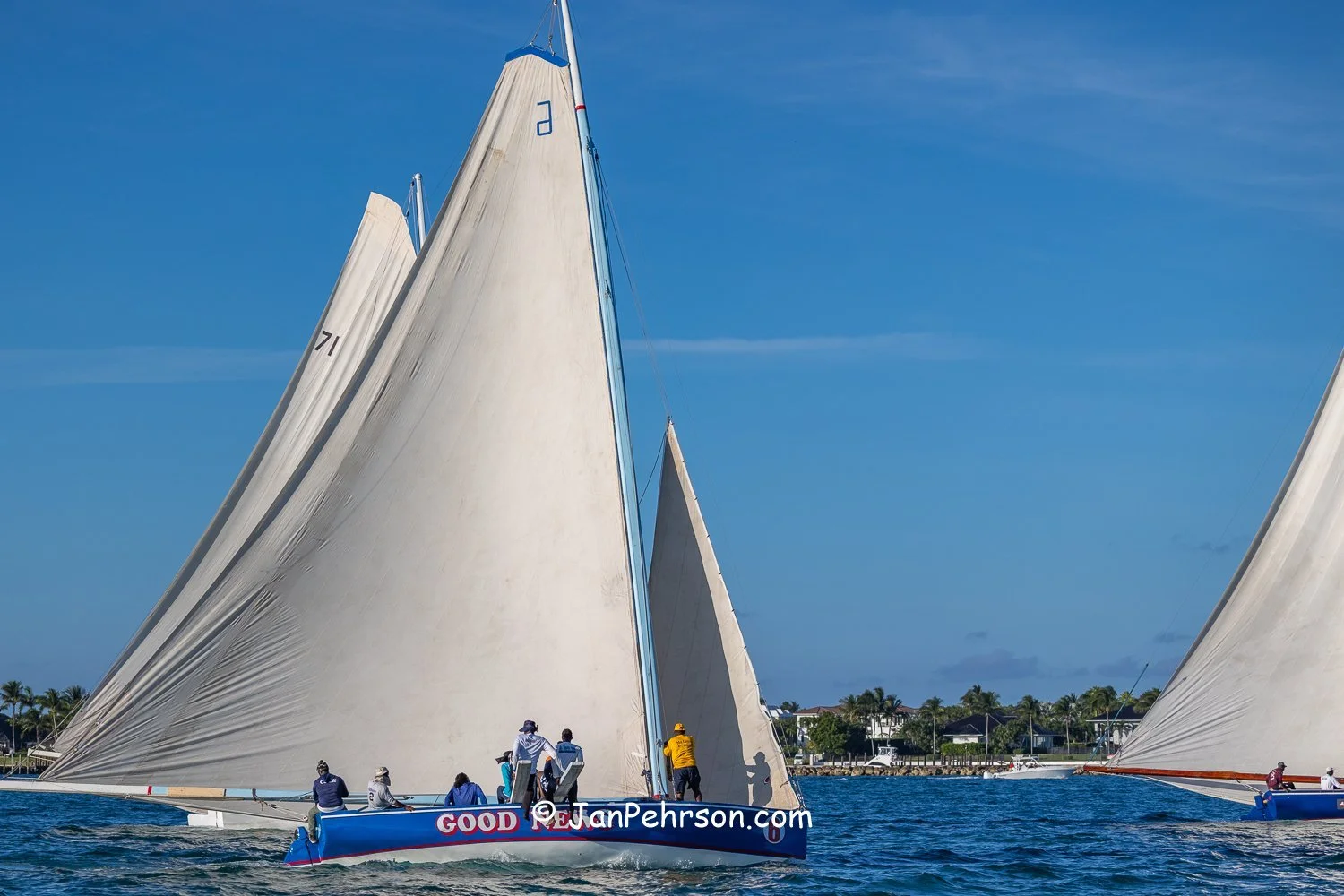 December 2025, Nassau, Bahamas, Best of the Best Regatta, A-Class, Good News, from Ragged Island