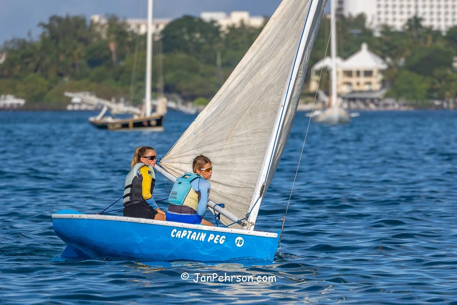 December 2025, Nassau, Bahamas, Best of the Best Regatta, E-Class, Captain Peg, 10th Place