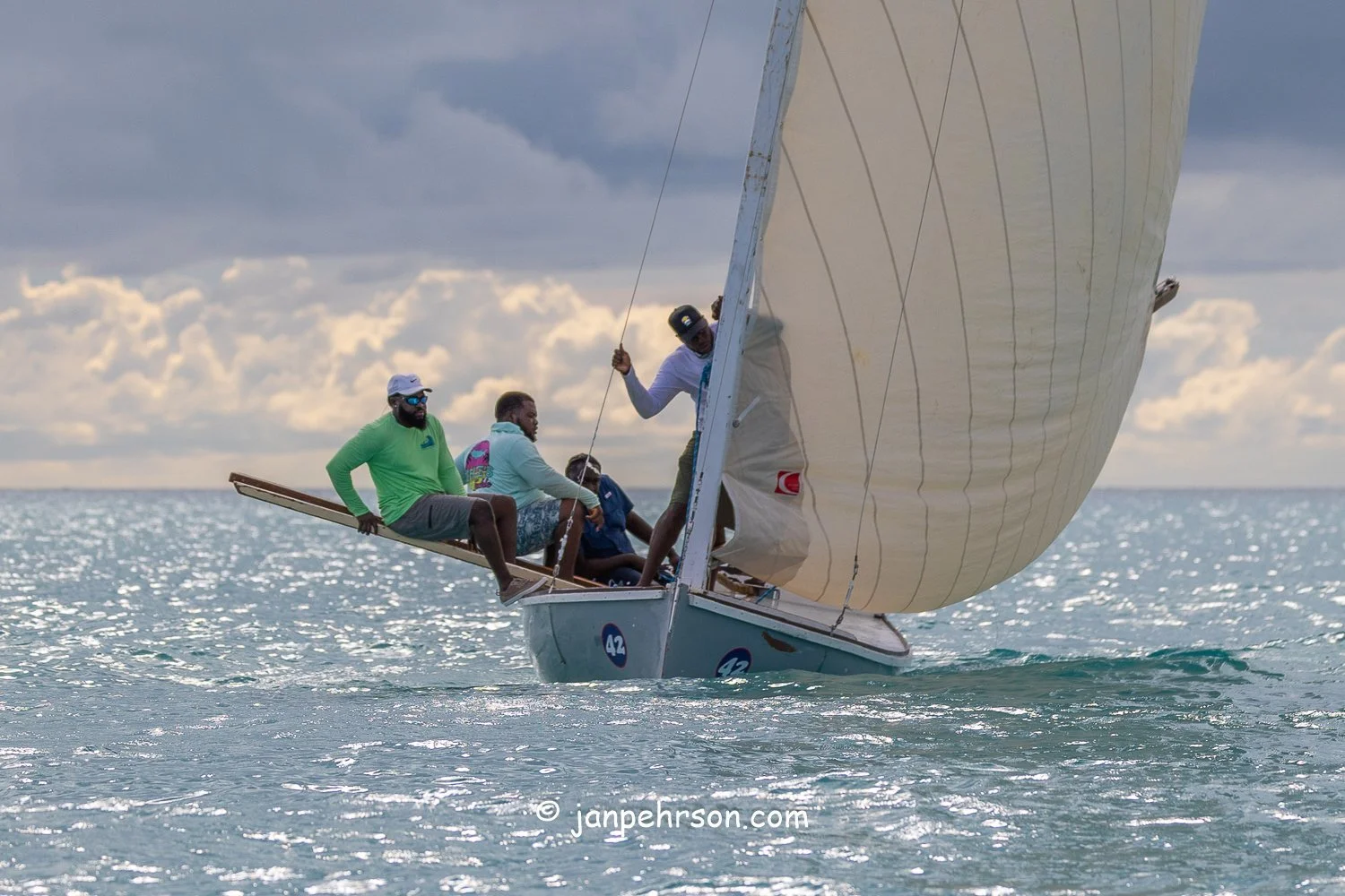 October 2025, Black Point, Exuma, Bahamas, Black Point Regatta, C-Class, 5th Place, Spray Hound, from Exuma