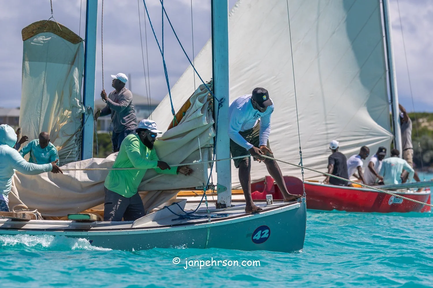 October 2025, Black Point, Exuma, Bahamas, Black Point Regatta, C-Class, 5th Place, Spray Hound, from Exuma