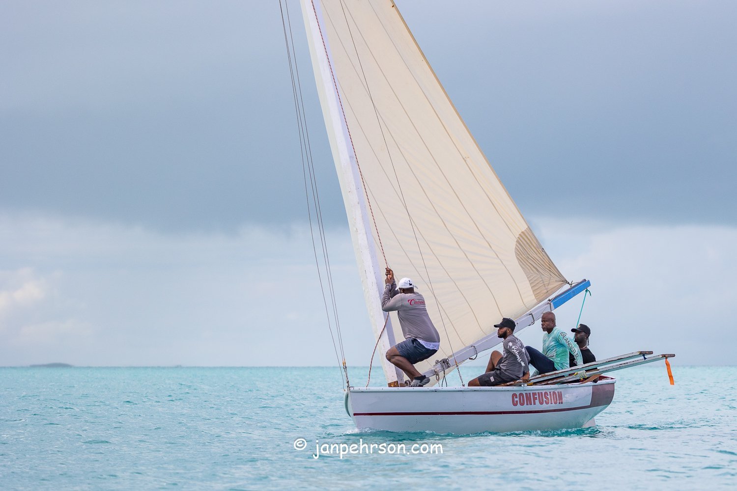 October 2025, Black Point, Exuma, Bahamas, Black Point Regatta, C-Class, 6th Place, Confusion, from Exuma