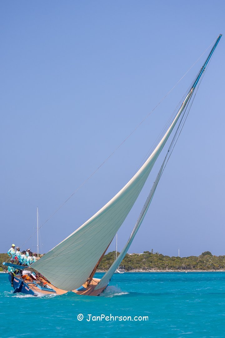 April 2025, George Town, Bahamas, National Family Island Regatta, A-Class, 4th Place, New Courageous, from Ragged Island