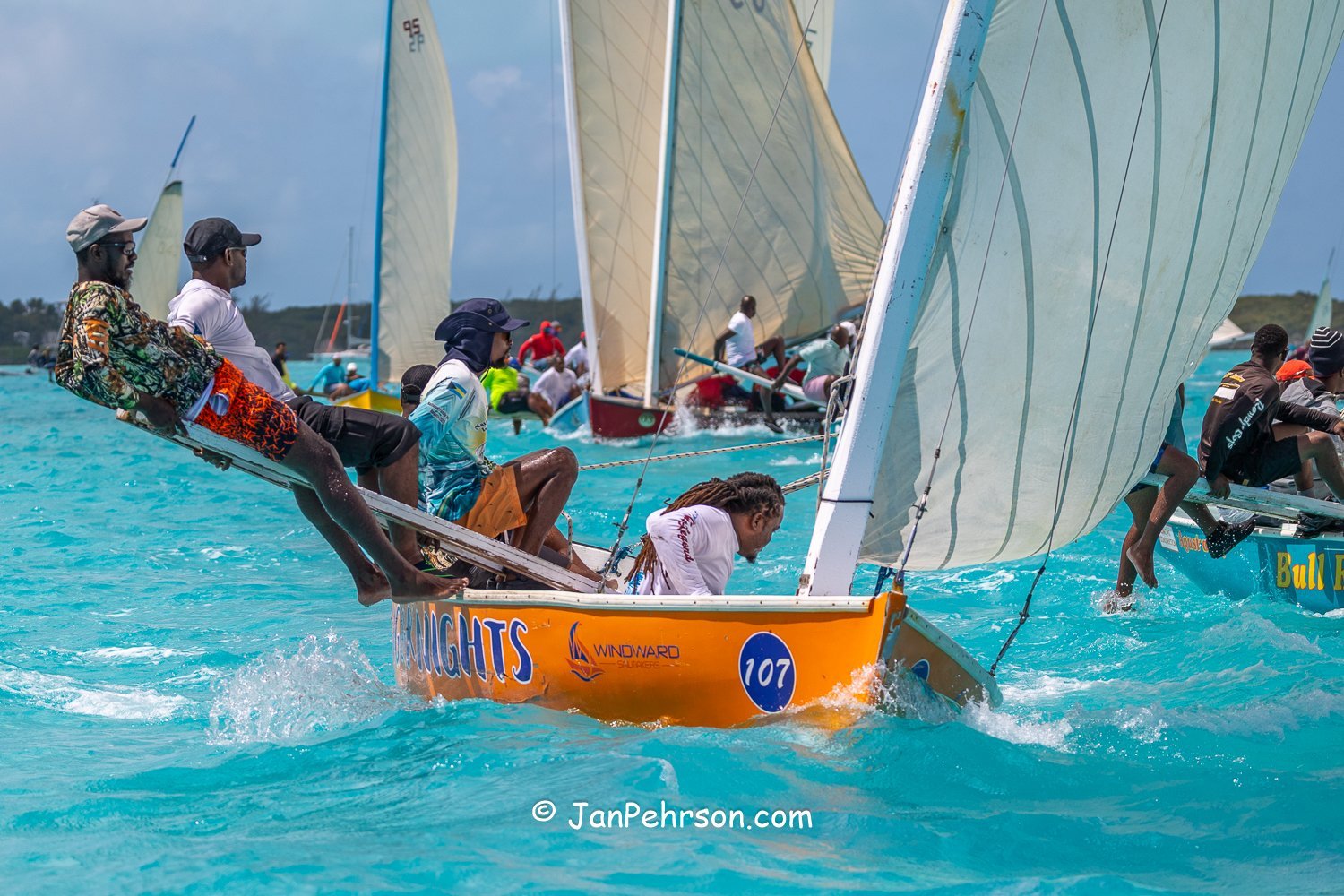 April 2025, George Town, Bahamas, National Family Island Regatta, C-Class, 6th Place, King and Knights, from Acklins