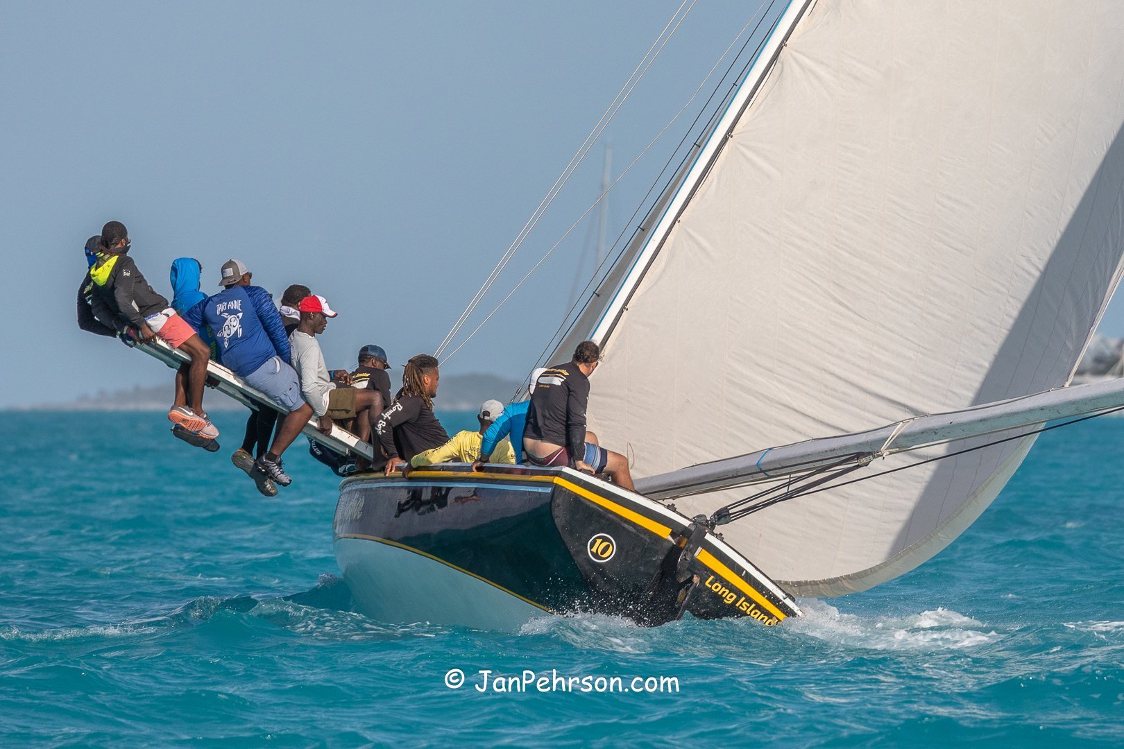 April 2025, George Town, Bahamas, National Family Island Regatta, A-Class, 3rd Place, Rufff Justice, from Long Island
