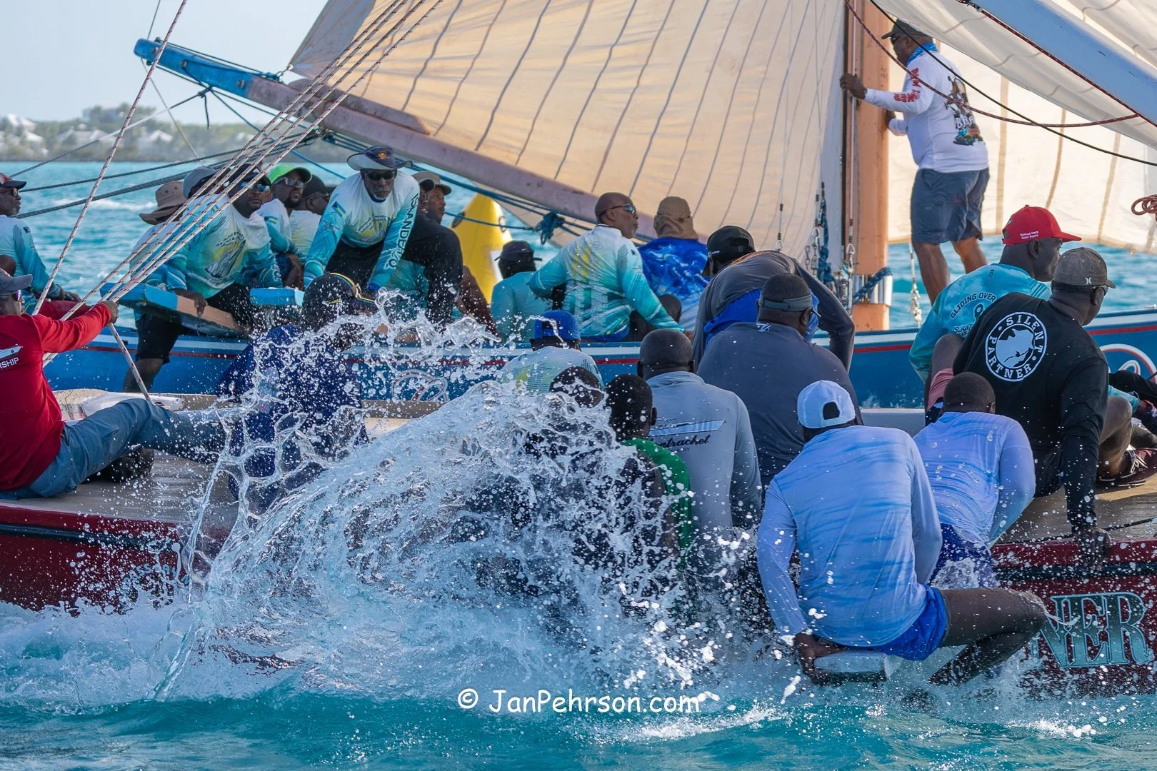 April 2025, George Town, Bahamas, National Family Island Regatta, A-Class, 1st Place, Silent Partner, from Exuma