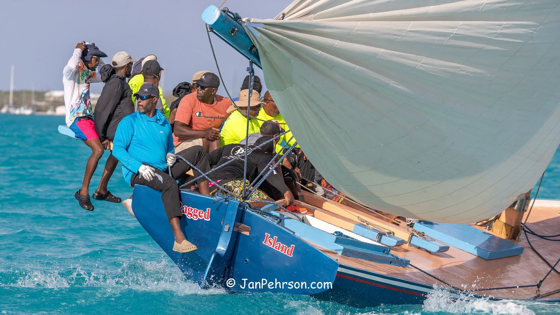 April 2025, George Town, Bahamas, National Family Island Regatta, A-Class, 4th Place, New Courageous, from Ragged Island