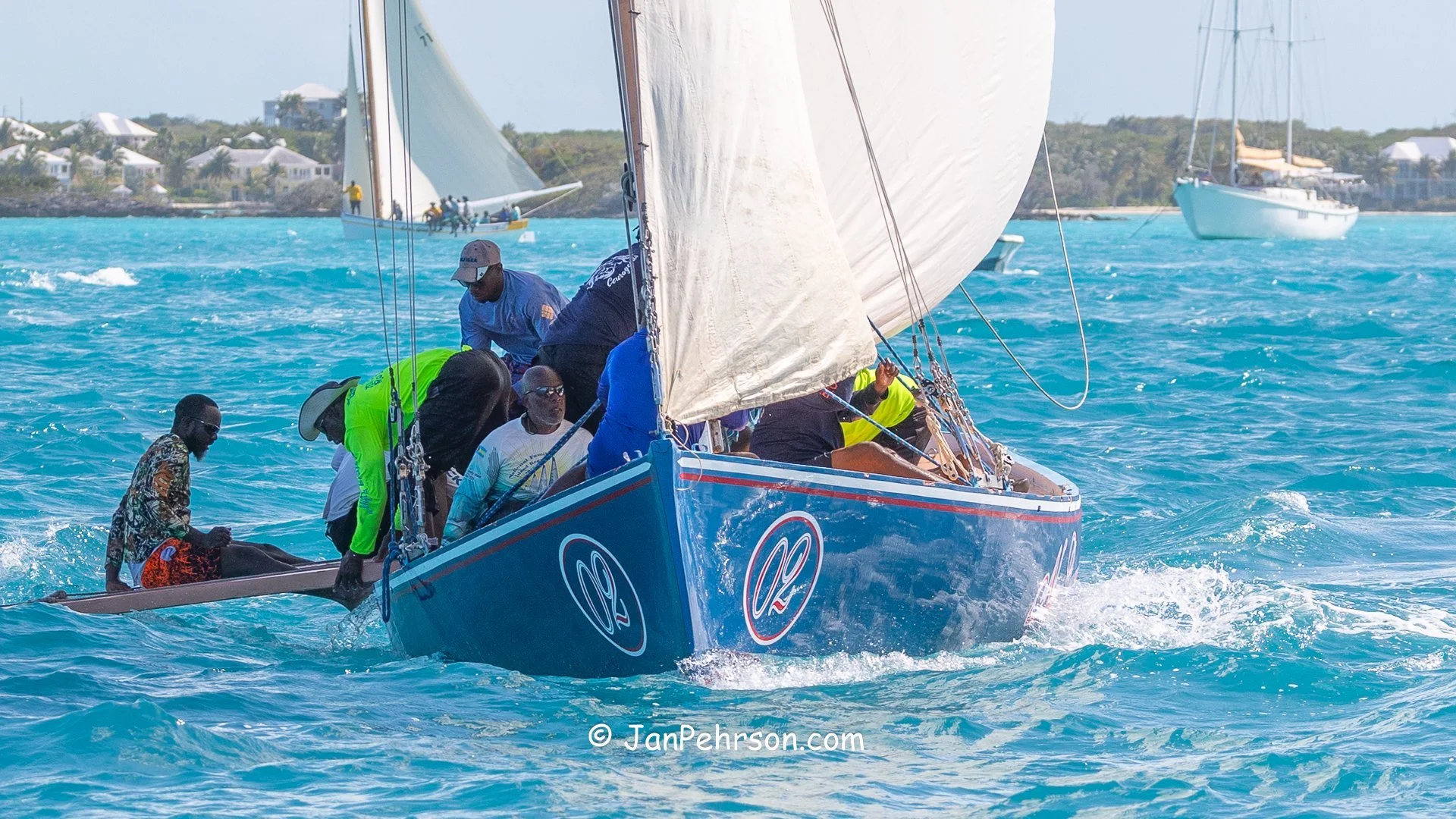 April 2025, George Town, Bahamas, National Family Island Regatta, A-Class, 4th Place, New Courageous, from Ragged Island