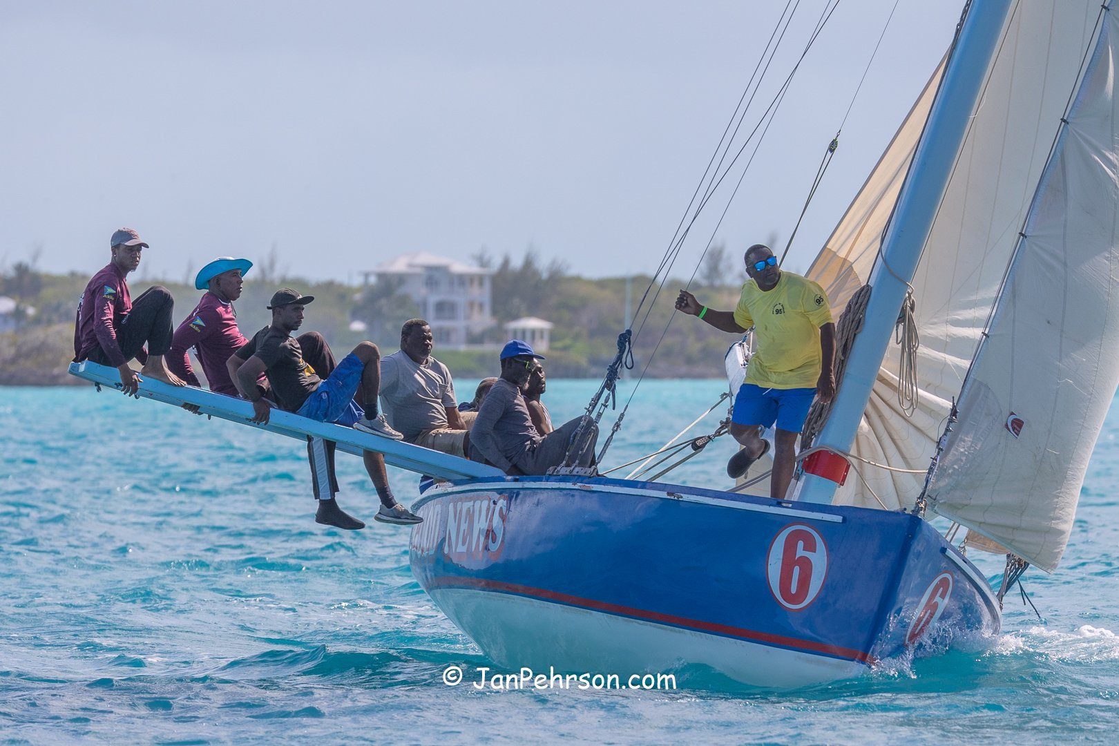 April 2025, George Town, Bahamas, National Family Island Regatta, A-Class, 8th Place, Good News, from Ragged Island