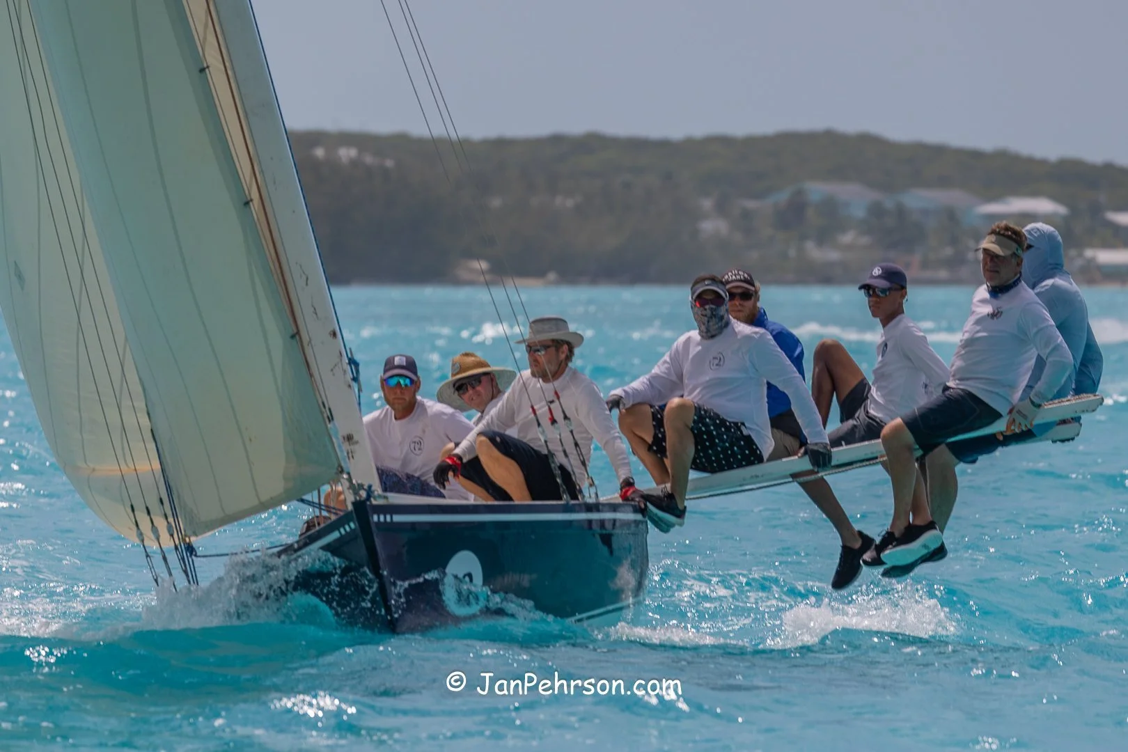 April 2025, George Town, Bahamas, National Family Island Regatta, B-Class, 1st Place, Lonesome Dove, from Abaco