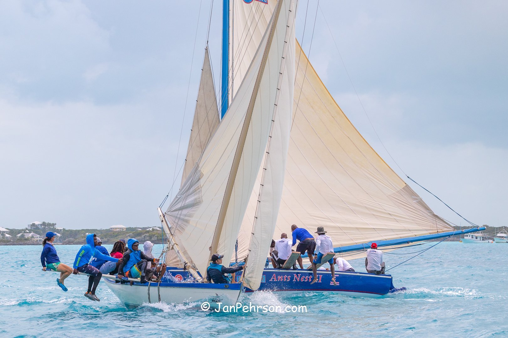 April 2025, George Town, Bahamas, National Family Island Regatta, B-Class, 6th Place, Tari Anne, from Exuma