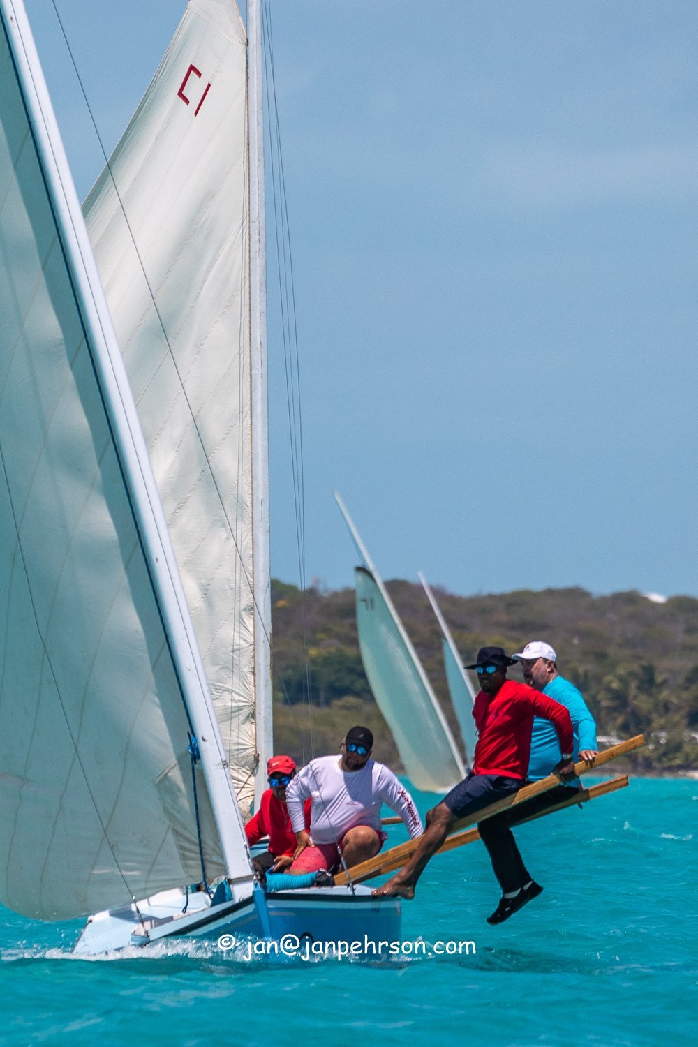 April 2024, George Town, Bahamas, National Family Island Regatta, C-Class, 1st Place, Sassie Sue, from Long Island