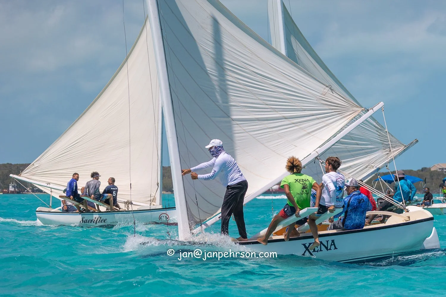 April 2024, George Town, Bahamas, National Family Island Regatta, C-Class, 3rd Place, Xena, from Long Island