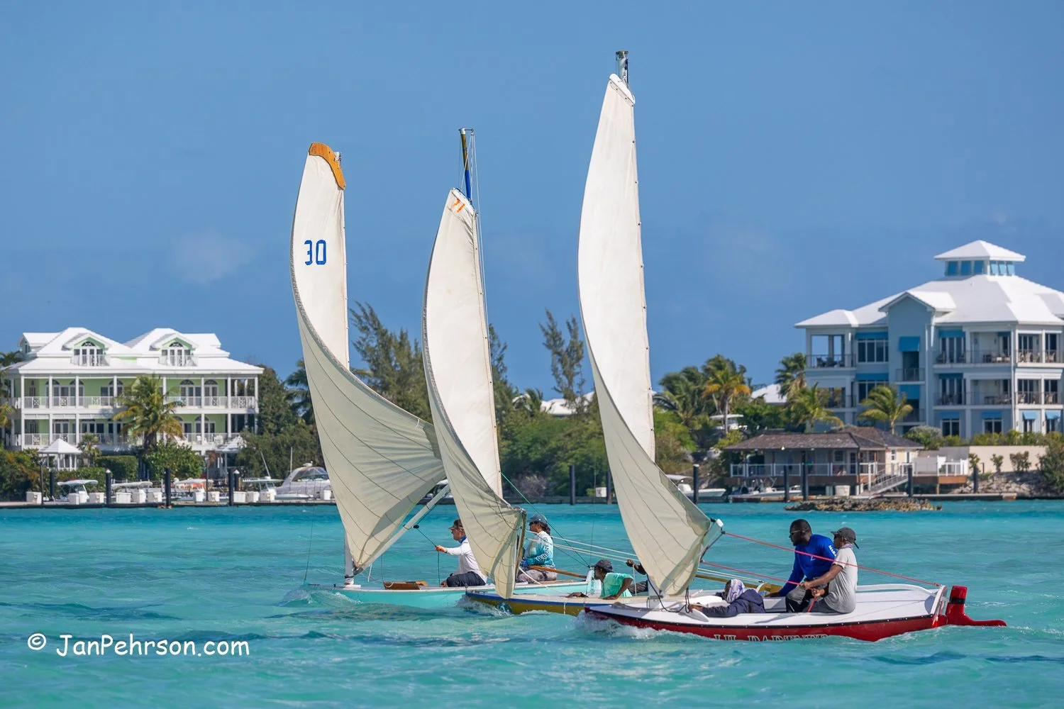 April 2025, George Town, Bahamas, National Family Island Regatta, E-Class