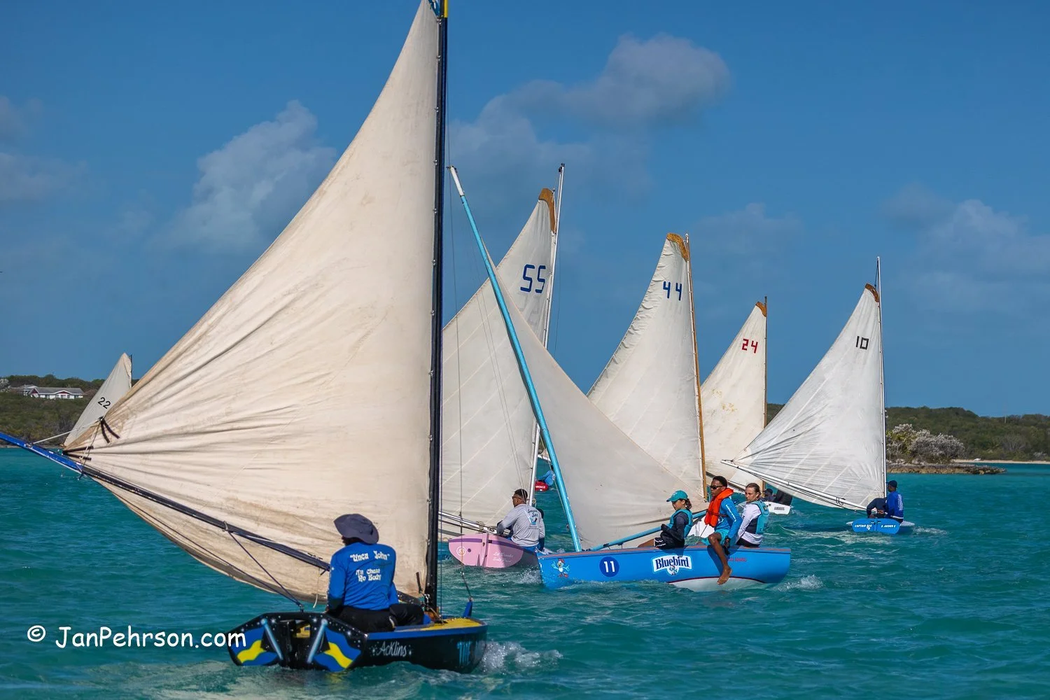 April 2025, George Town, Bahamas, National Family Island Regatta, E-Class