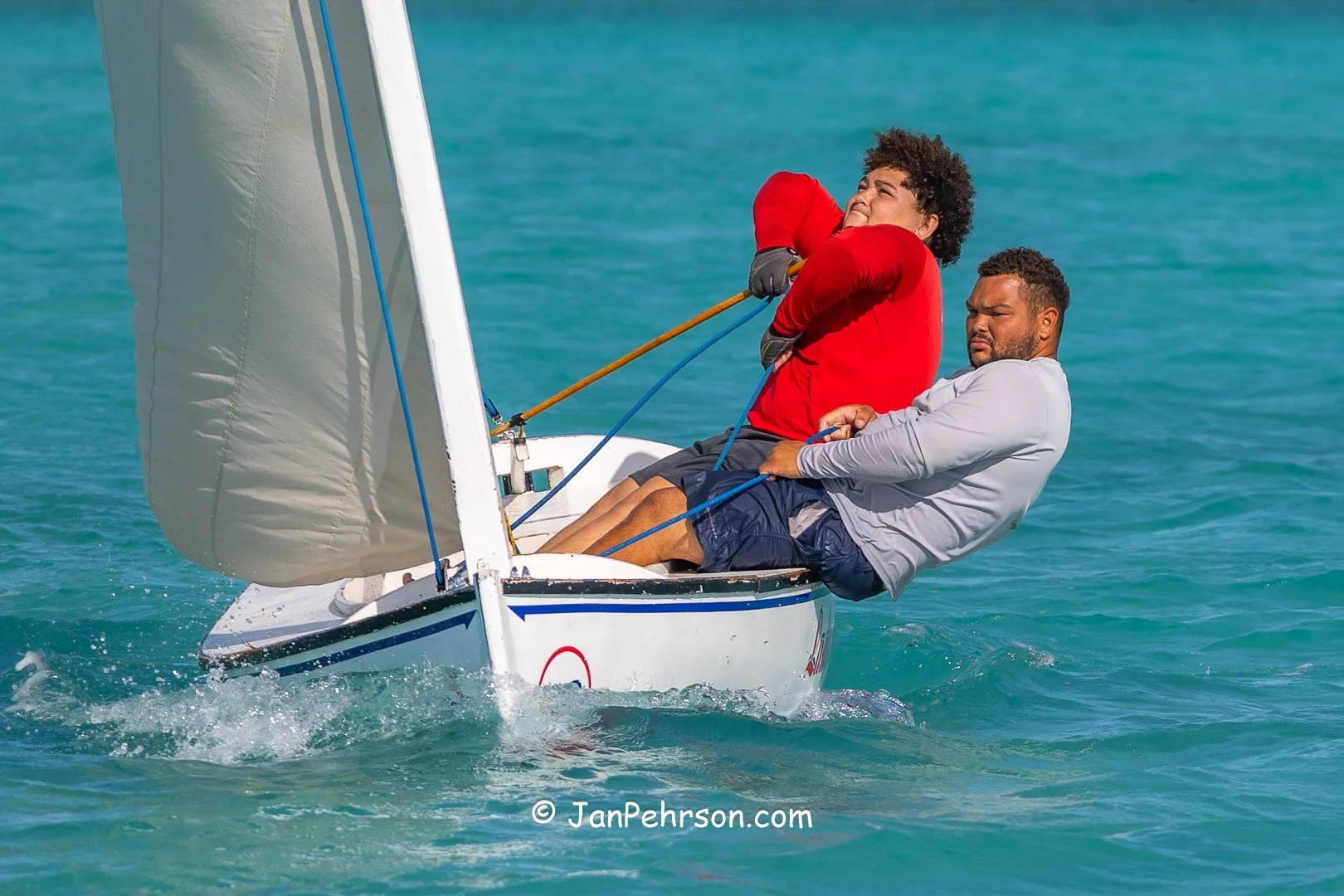April 2025, George Town, Bahamas, National Family Island Regatta, E-Class, 1st Place, Lady Annamarie, from Long Island