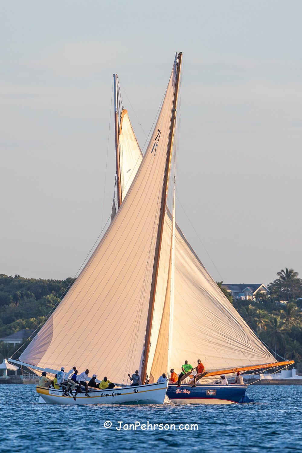 Dec 2024, Nassau, Bahamas, Best of the Best Regatta, A-Class, Captain Gene, from Exuma