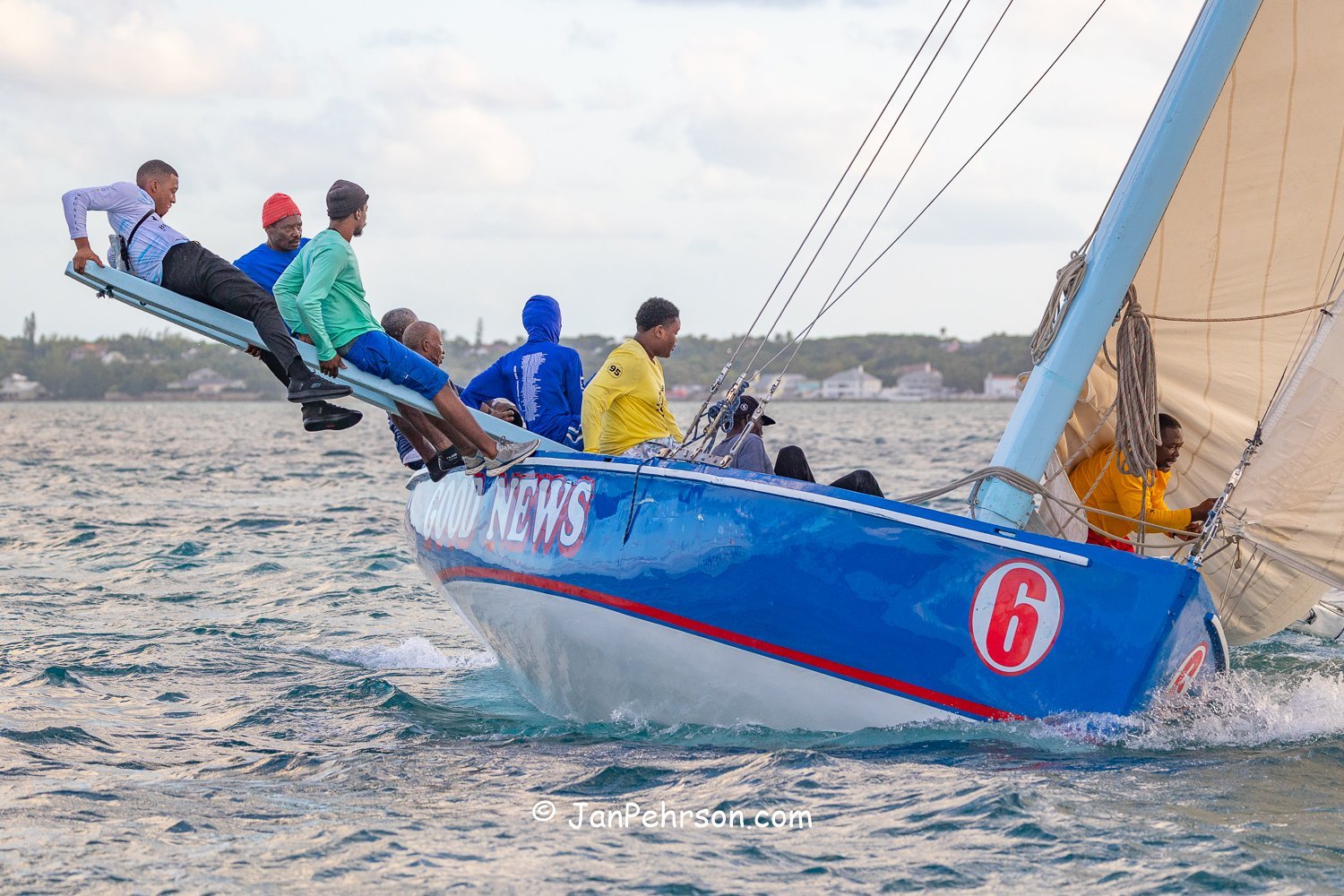 Dec 2024, Nassau, Bahamas, Best of the Best Regatta, A-Class, Good News, from Ragged Island