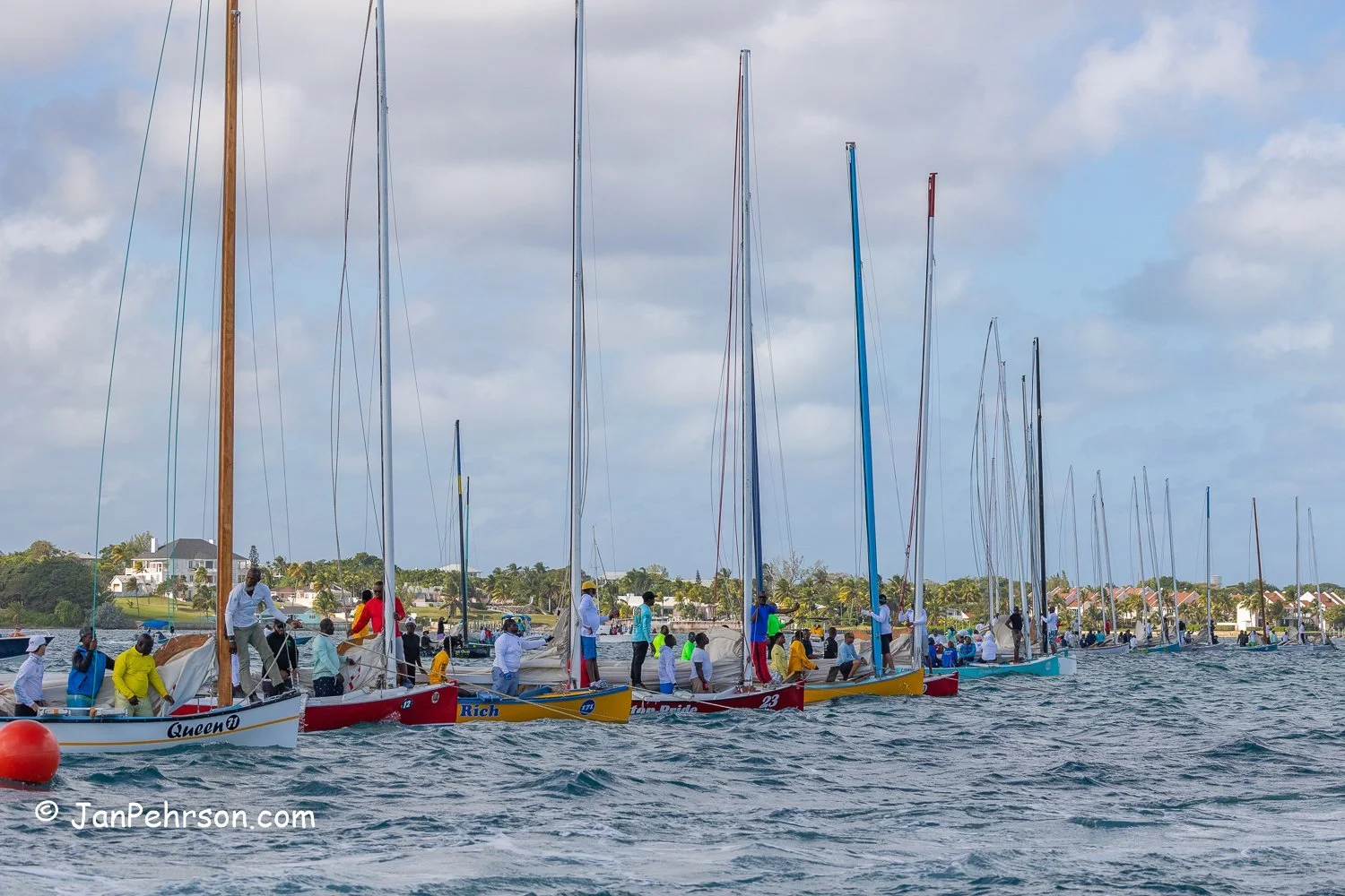 Dec 2024, Nassau, Bahamas, Best of the Best Regatta, C--Class Start, 36 boats registered, 12 boats in the finals