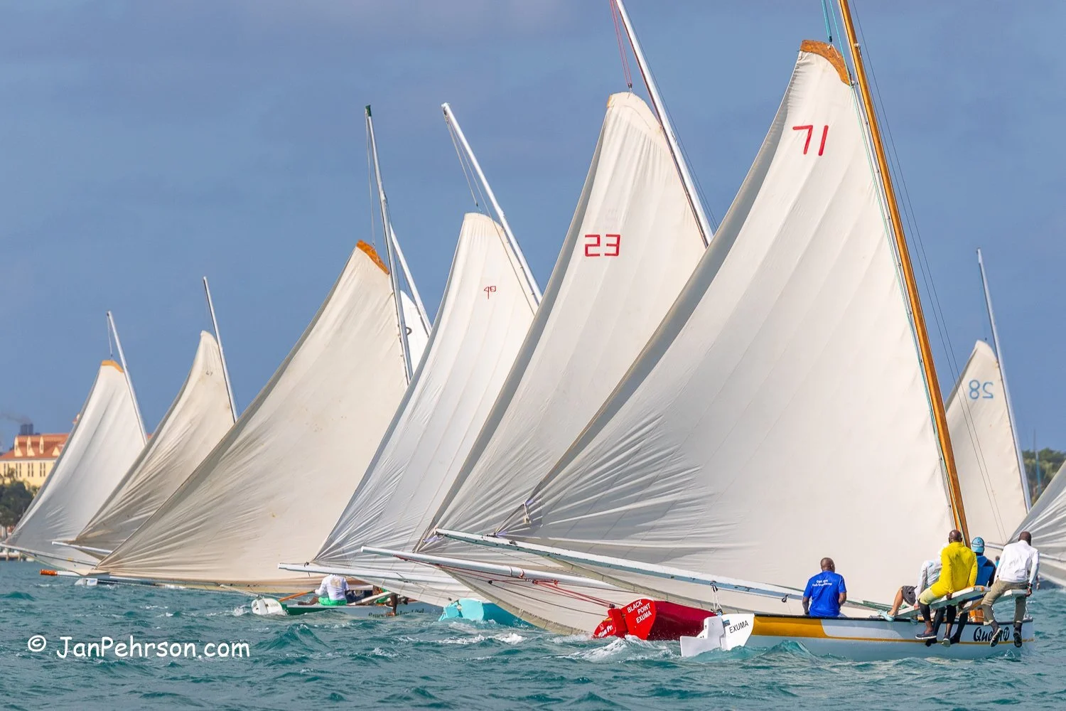 Dec 2024, Nassau, Bahamas, Best of the Best Regatta, C--Class Start, 36 boats registered, 12 boats in the finals