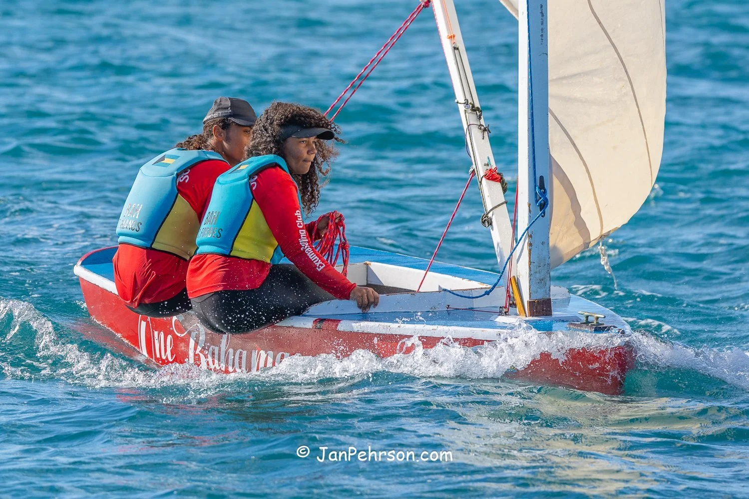 Dec 2024, Nassau, Bahamas, Best of the Best Regatta, E-Class, 2nd Place, One Bahamas, from Exuma