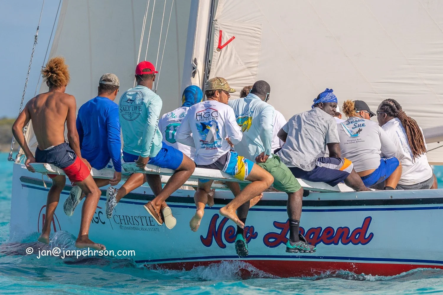 April 2024, George Town, Bahamas, National Family Island Regatta, A-Class, 3rd Place, New Legend, from Long Island