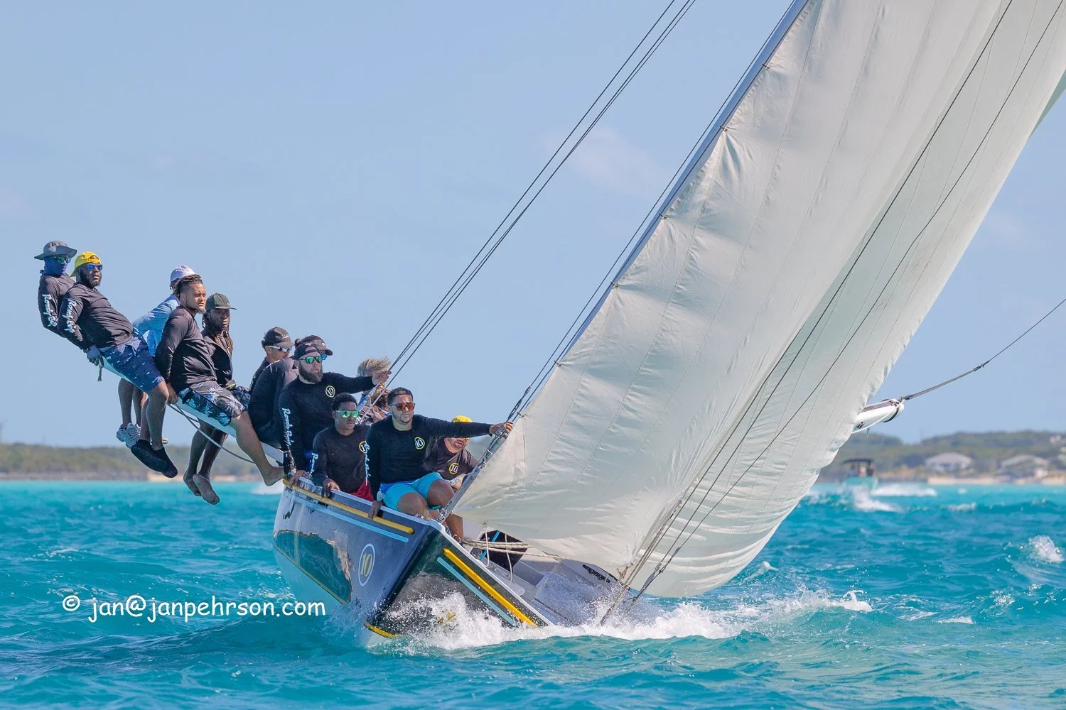 April 2024, George Town, Bahamas, National Family Island Regatta, A-Class, 4th Place, Ruff Justice, from Long Island