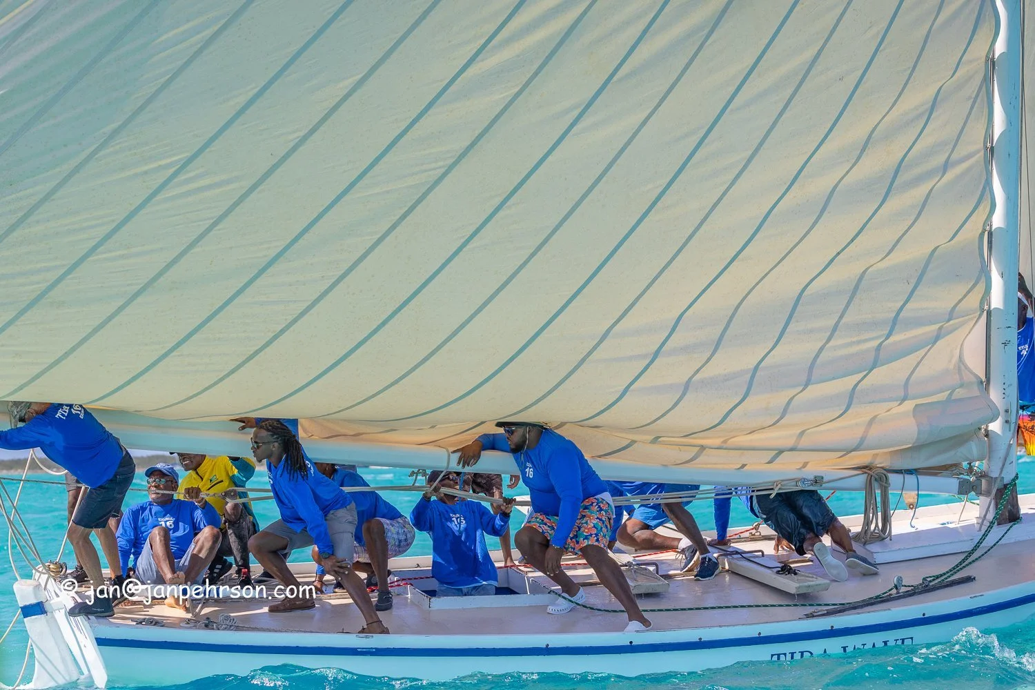 April 2024, George Town, Bahamas, National Family Island Regatta, A-Class, 8th Place, Tida Wave, from Exuma