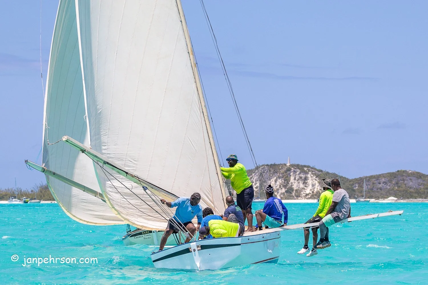 April 2024, George Town, Bahamas, National Family Island Regatta, B-Class, 4th Place, Cobra, Skipper Dwayne Higgins, from Mayaguana