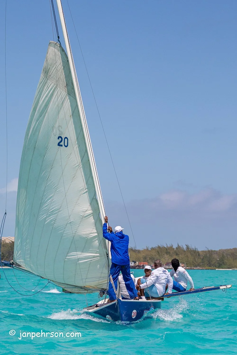 April 2024, George Town, Bahamas, National Family Island Regatta, C-Class, Irene Goodnight, from Exuma