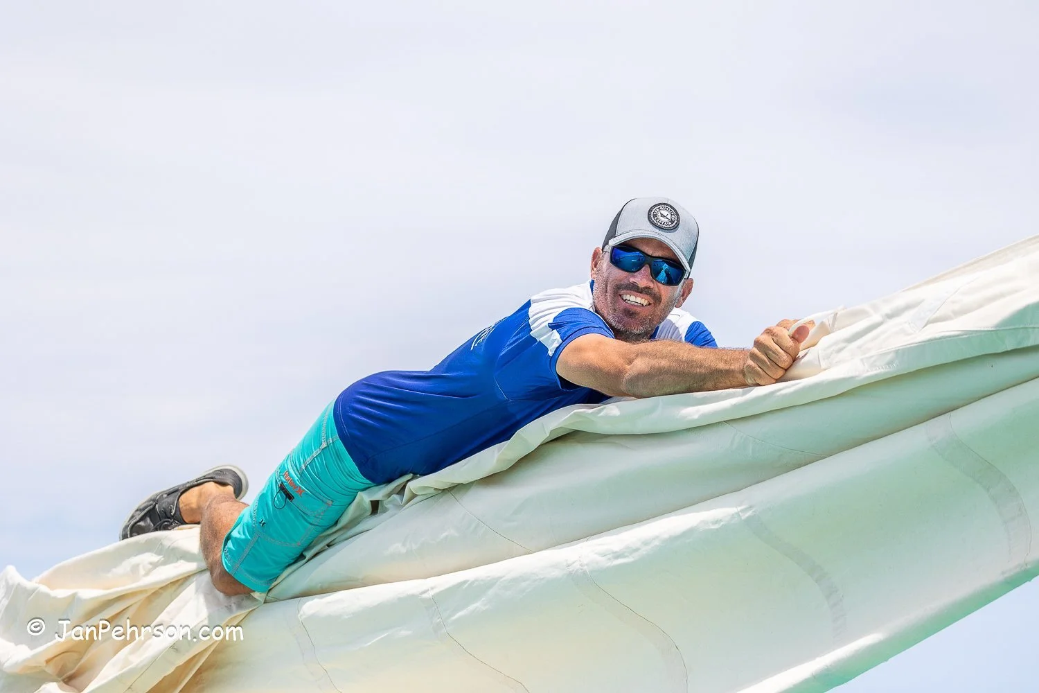 April 2023, George Town, Bahamas, National Family Island Regatta, sailor Dallas Knowles