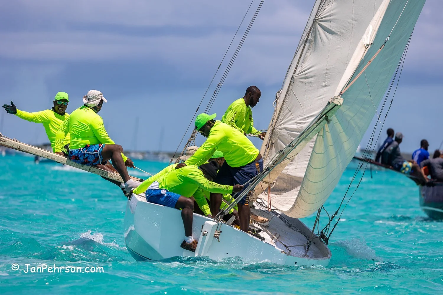 April 2023, George Town, Bahamas, National Family Island Regatta, B-Class, 6th Place, Cobra, from Pirates Well, Mayaguana