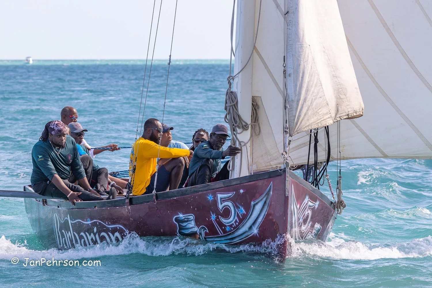 Dec 2022, Nassau, Bahamas, Best of the Best Regatta, B-Class, 4th Place, Barbrian, from Acklins
