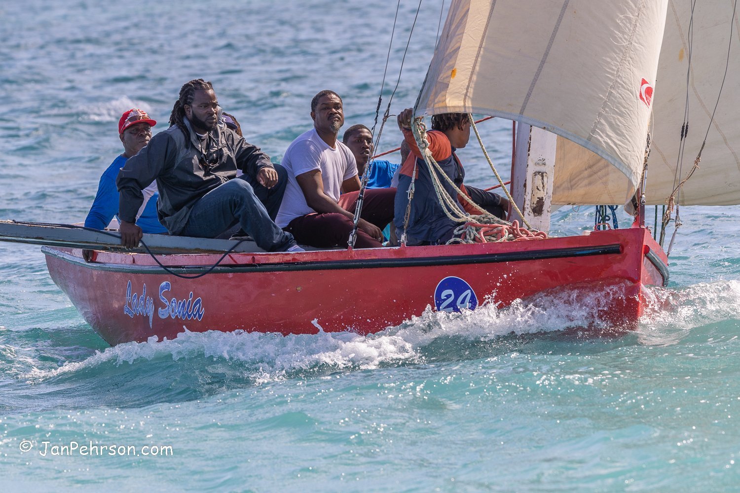 Dec 2022, Nassau, Bahamas, Best of the Best Regatta, B-Class, 5th Place, Lady Sonia, from Exuma