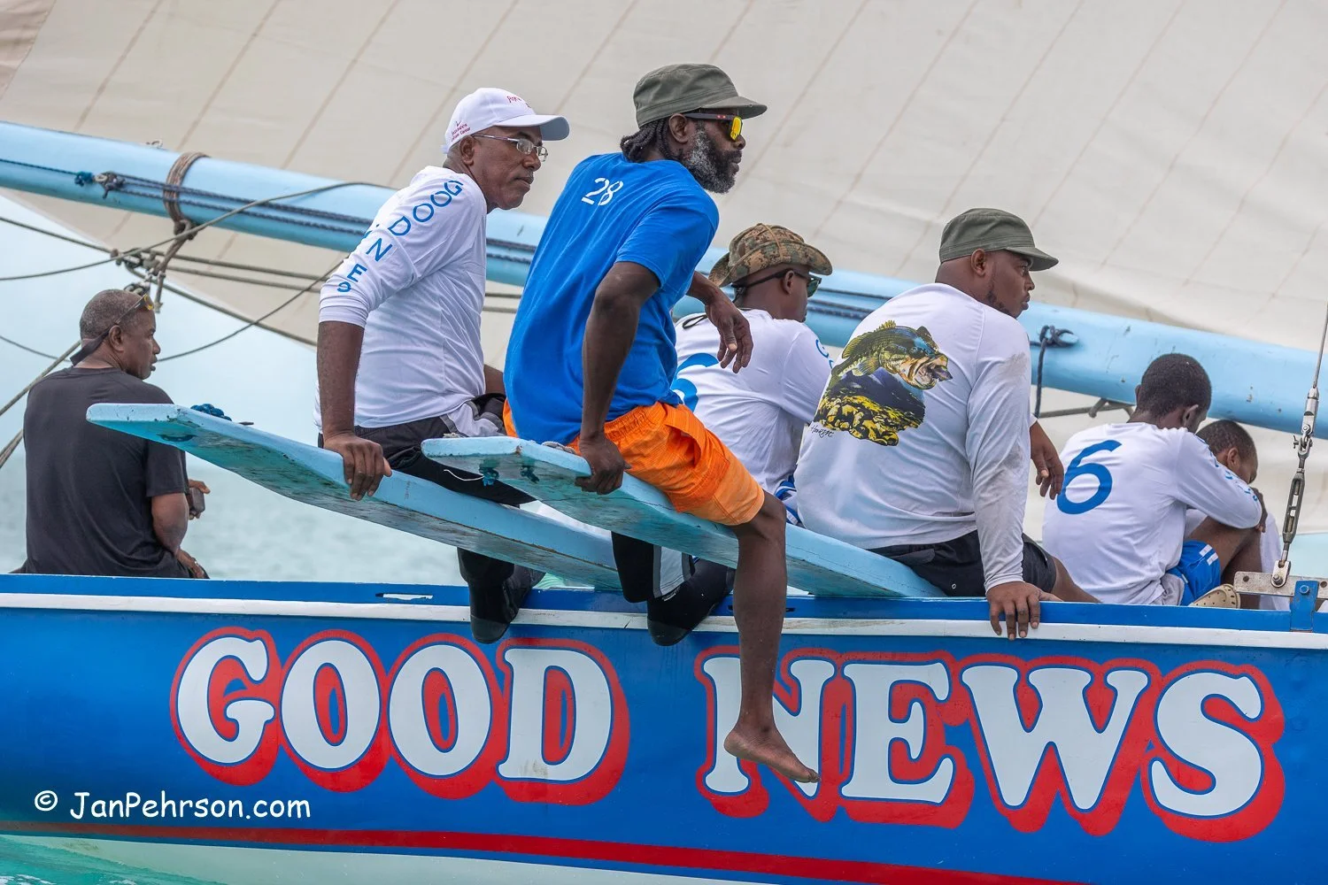 June 2022, Long Island, Bahamas, Long Island Regatta, A-Class, Good News, 3rd in Class