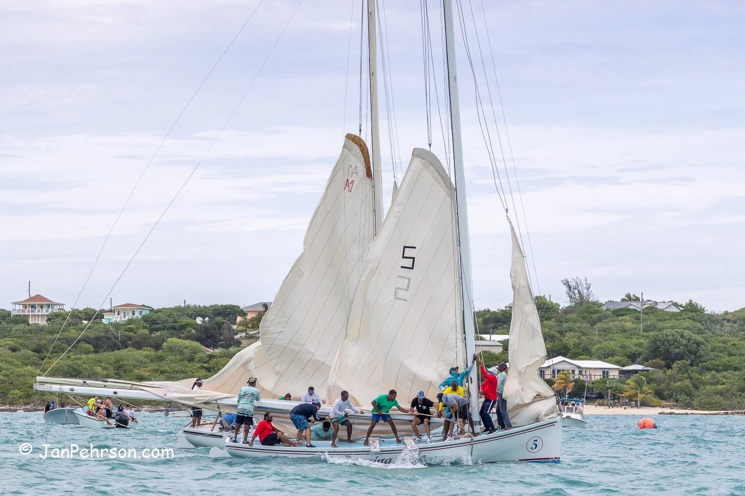 June 2022, Long Island, Bahamas, Long Island Regatta, A-Class, Running Tide, 4th in Class