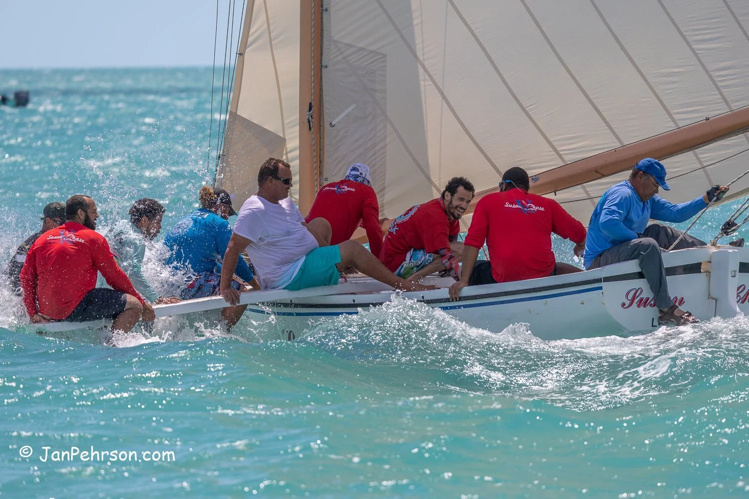 June 2022, Long Island, Bahamas, Long Island Regatta, B-Class, Susan Chase, 1st in Class, from Long Island