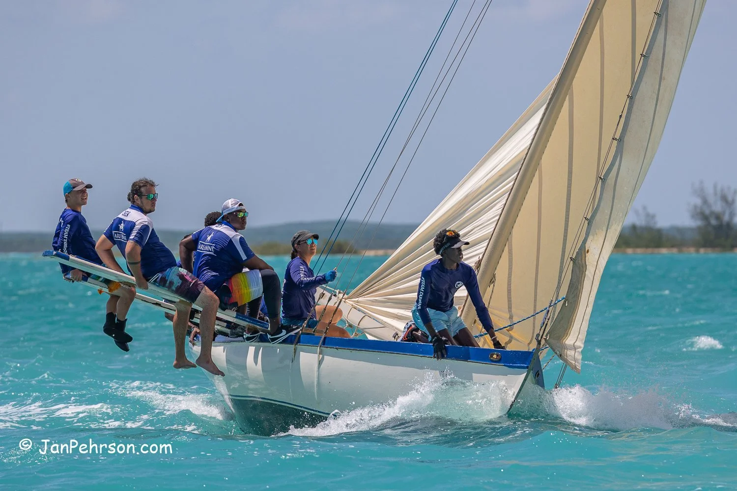 June 2022, Long Island, Bahamas, Long Island Regatta, B-Class, Tari Anne, 2nd in Class, from Exuma