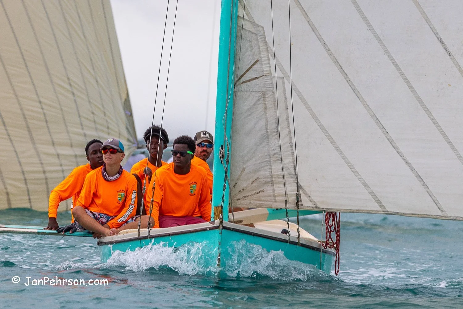 June 2022, Long Island, Bahamas, Long Island Regatta, C-Class Sailing Sloops, Termite