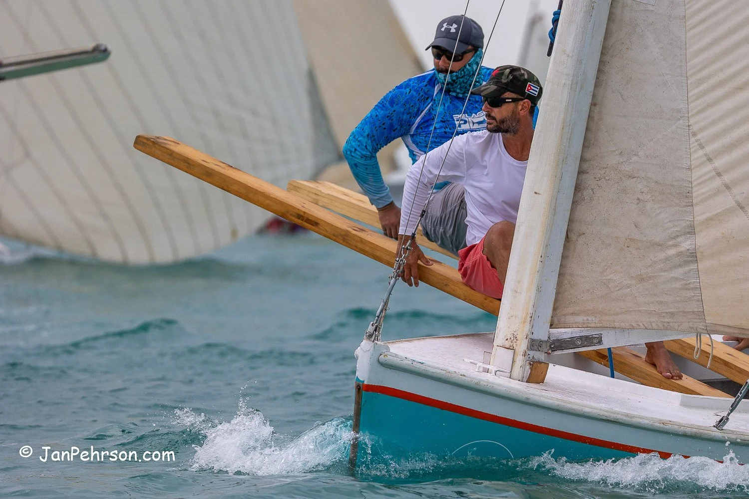 June 2022, Long Island, Bahamas, Long Island Regatta, C-Class Sailing Sloops, Whitty K