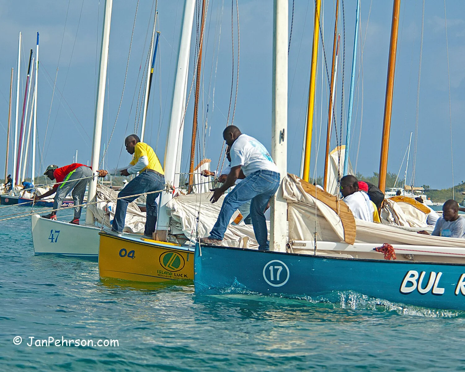 National Family Island Regatta of the Bahamas 2015 Class C -Race 1 - Start, Bul Reg