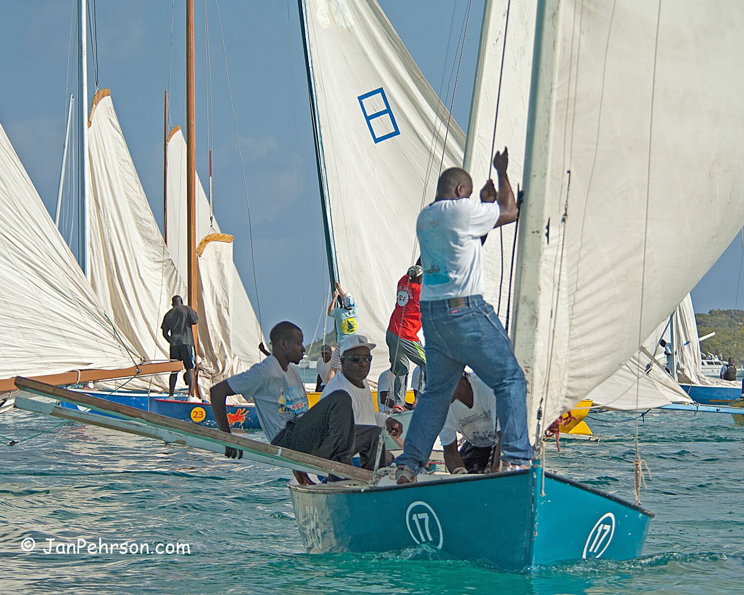 National Family Island Regatta of the Bahamas 2015 Class C -Race 1 - Start, Bul Reg
