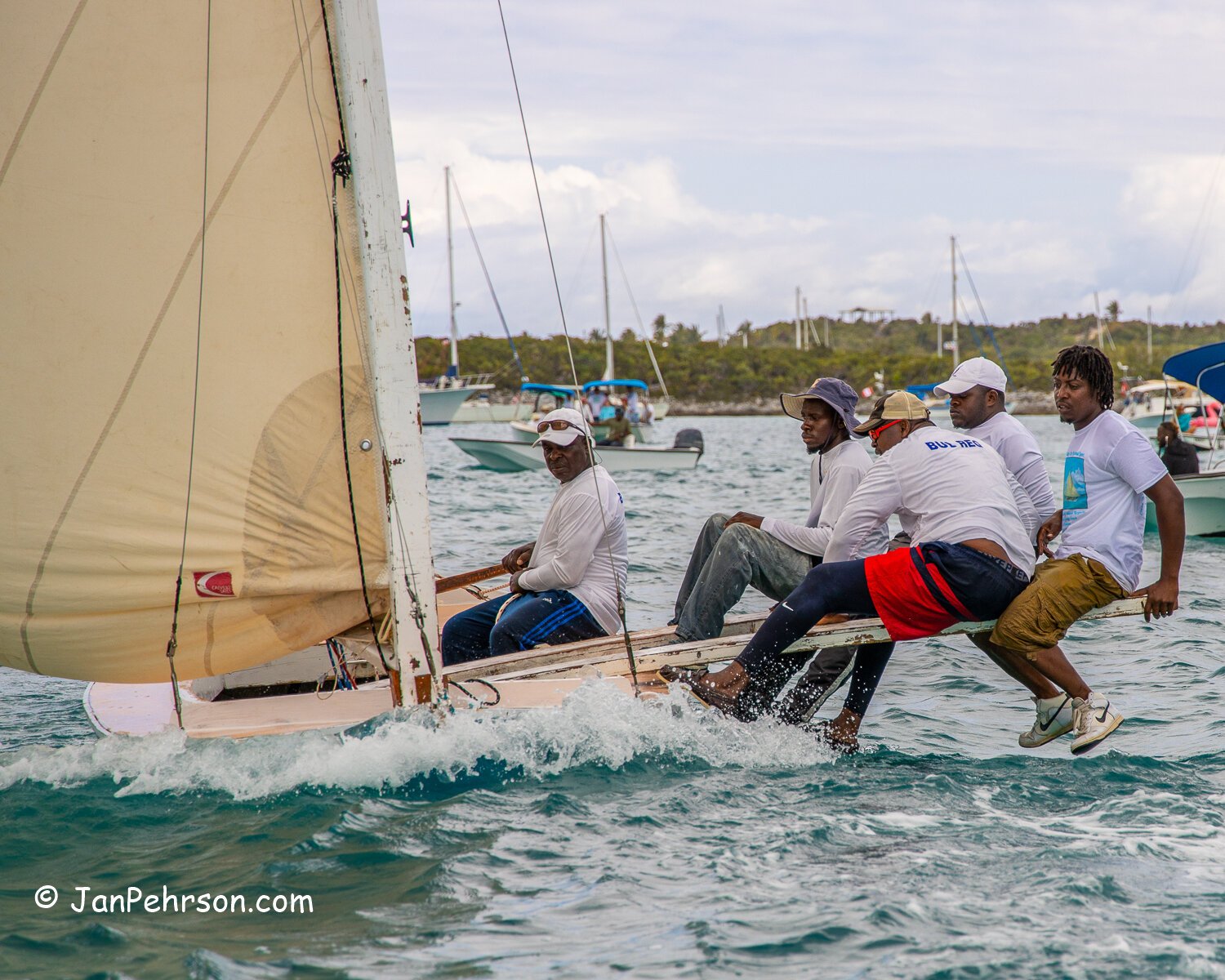 April 2019, George Town, Exuma, Bahamas, Family Island Regatta Day 1 of Championship, Bul Reg