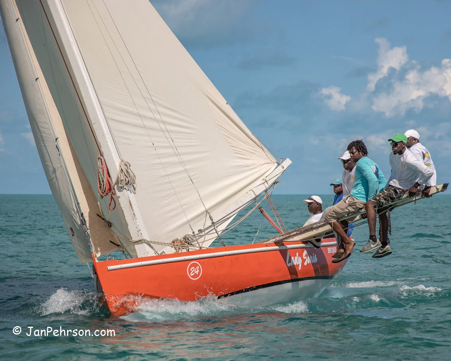 June 2019, Long Island, Bahamas, Long Island Regatta Day 2, B-Class, Lady Sonia