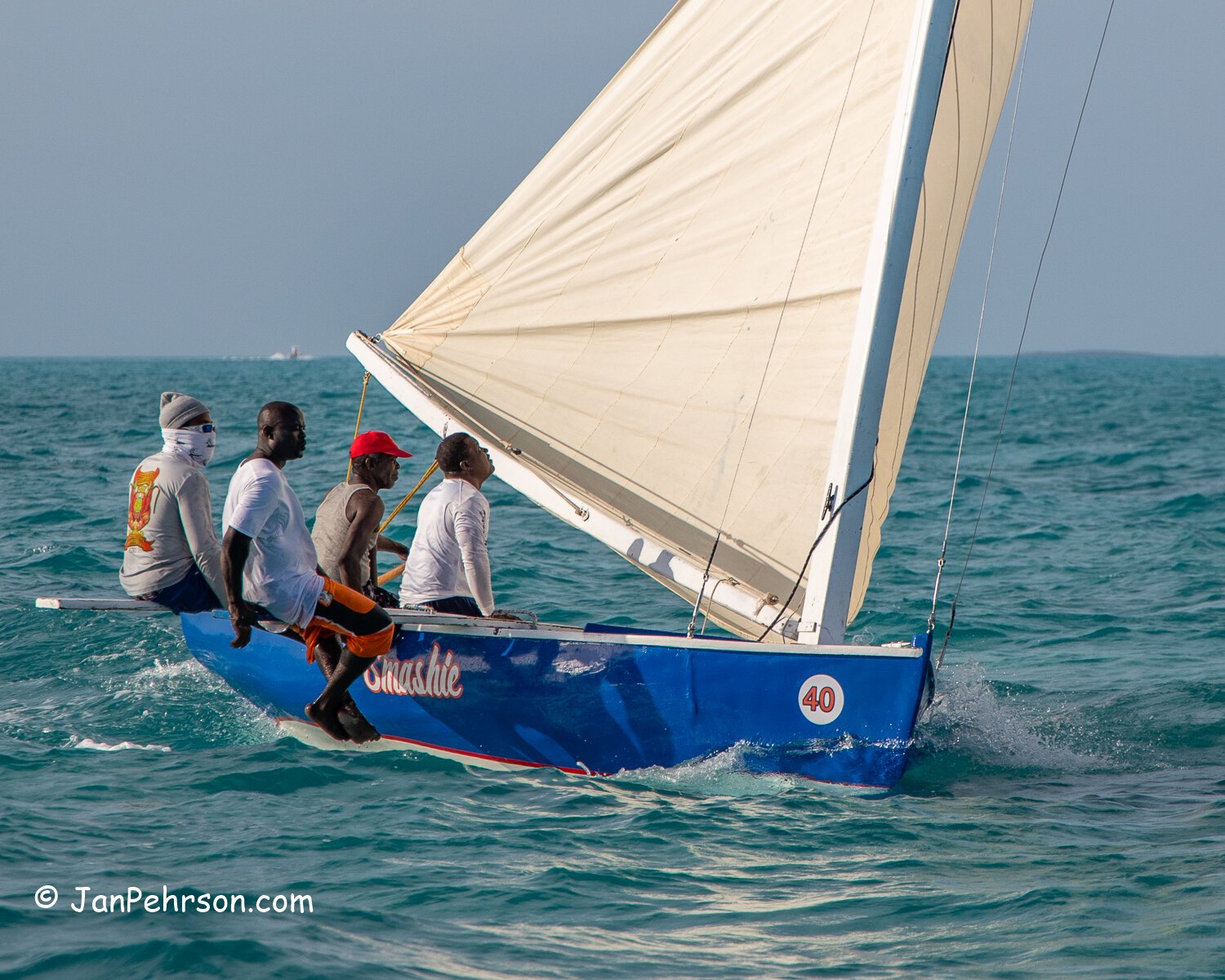 Feb 2020, Farmers Cay, Bahamas, Farmers Cay Regatta, Day 1, C-Class Sloops - Smashie
