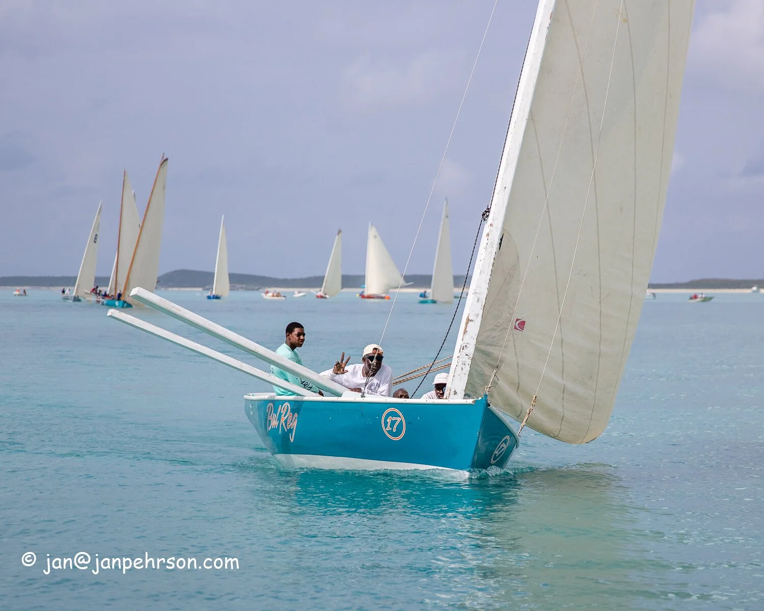 Feb 2020, Farmers Cay, Bahamas, Farmers Cay Regatta, Day 2, C-Class Sloops - Bul Reg, 3rd in Regatta