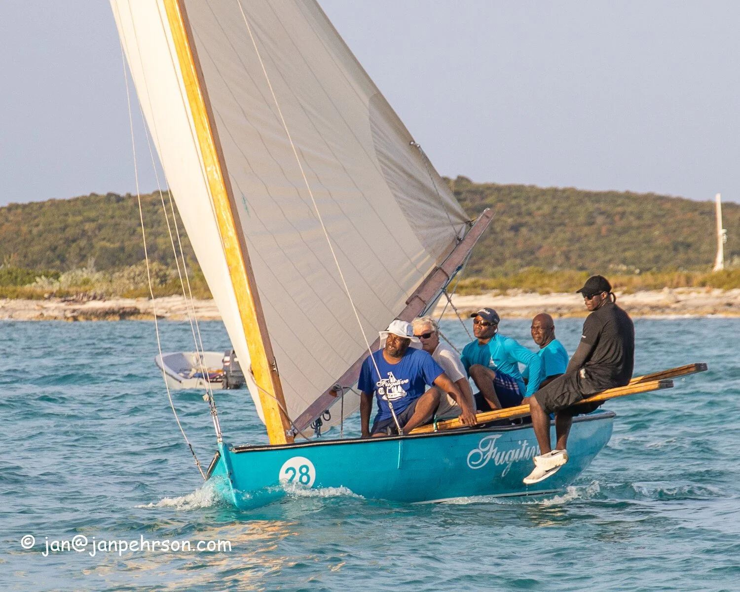 Feb 2020, Farmers Cay, Bahamas, Farmers Cay Regatta, Day 1, C-Class Sloops - Fugative, 4th in Regatta