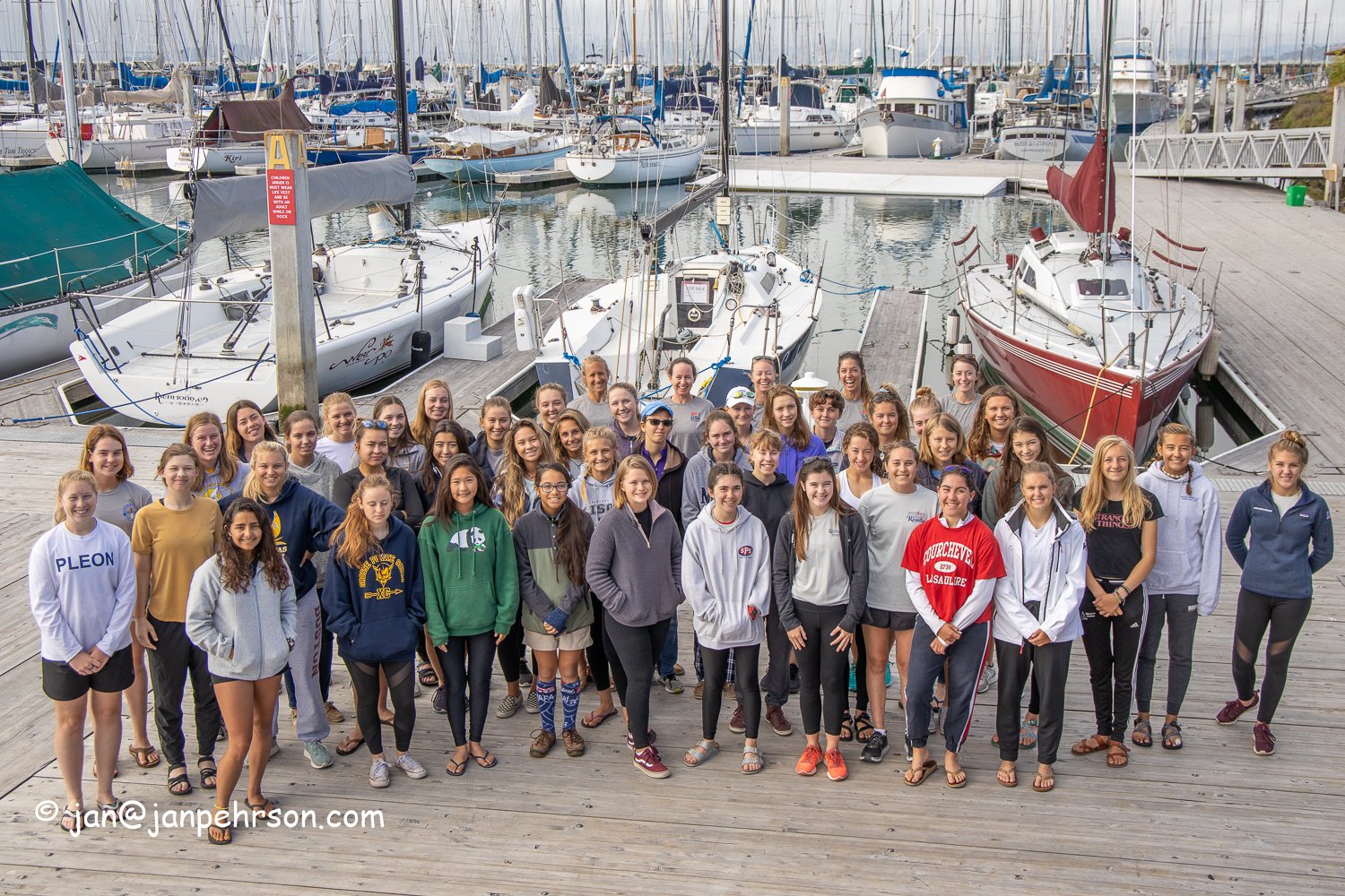 2019 U.S. JUNIOR WOMEN’S SINGLEHANDED CHAMPIONSHIP at the Richmond Yacht Club, July 2019